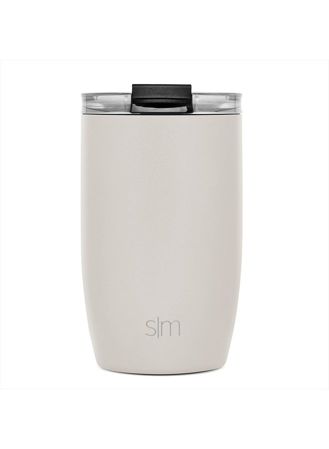 Simple Modern Travel Coffee Mug Tumbler with Flip Lid | Reusable Insulated Stainless Steel Cold Brew Iced Coffee Cup Thermos | Gifts for Women Men Him Her | Voyager Collection | 12oz | Almond Birch - Image 2