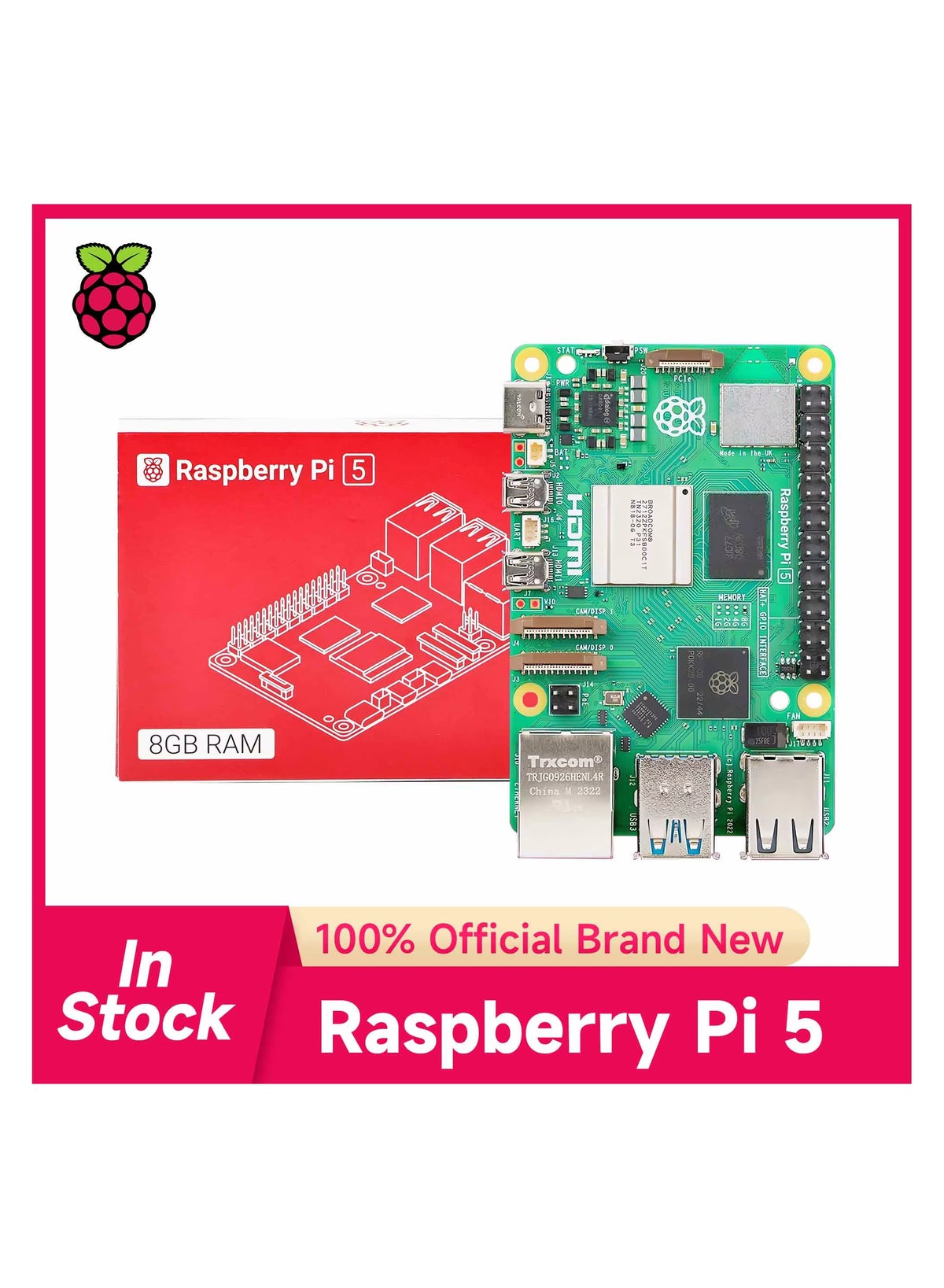 Raspberry Raspberry Pi 5 Single Board Computer | Best Price KSA ...