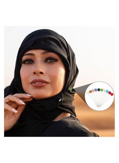ستار بيجا دبابيس وشاح الحجاب الإسلامي 30 قطعة  - Image 2