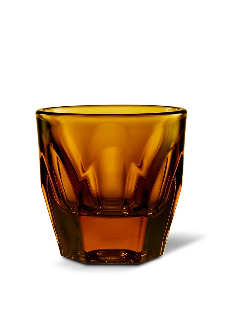 notNeutral Vero Cortado Glass/Coffee Cup, Amber - 4.25 oz, Set of 2 - Image 1