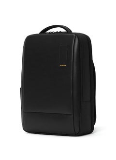 Mokobara MOKOBARA The Element Backpack | Laptop Up to 15.6 Inches, 18L Capacity | Durable Nylon and Vegan Leather, Water Resistant | Ideal for Travel, Office, Students | Ergonomic, Padded Straps | Black  - Image 1