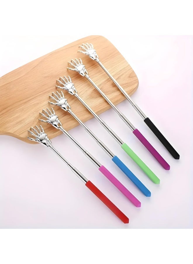 Adjustable Stainless Steel Telescopic Claw Back Scratching, Ergonomic Handle - Image 1