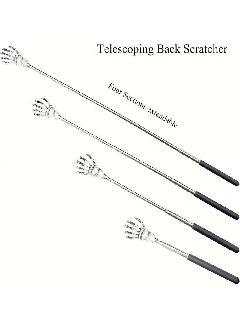 Adjustable Stainless Steel Telescopic Claw Back Scratching, Ergonomic Handle - Image 2