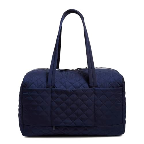 Vera Bradley Performance Twill Large Travel Duffle Bag, Classic Navy - Image 4