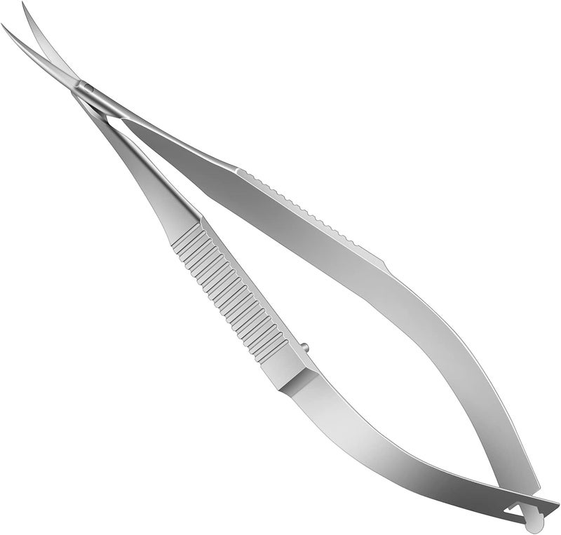 Excefore Cuticle Scissors, Cuticle Trimmer, Nail Scissors for Women, 420j2 Stainless Steel Curved Manicure Scissors, Premium Extra-Fine Point Tip for Nail, Dry Skin, Eyebrow, Eyelash - Image 1