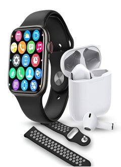 W26 Pro Max Special Series 8 Smart Watch + Wireless Earphones + 2 Straps