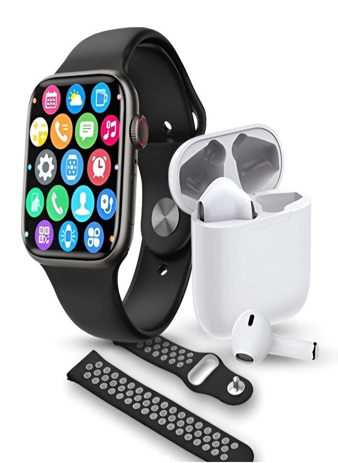Generic - W26 Pro Max Special Series 8 Smart Watch + Wireless Earphones + 2 Straps - Image 1