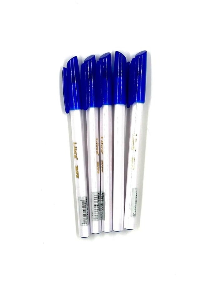 Libra Blue Pens 1.0mm – 50-Piece Pack with Triangle Body & Smooth Writing - Image 2
