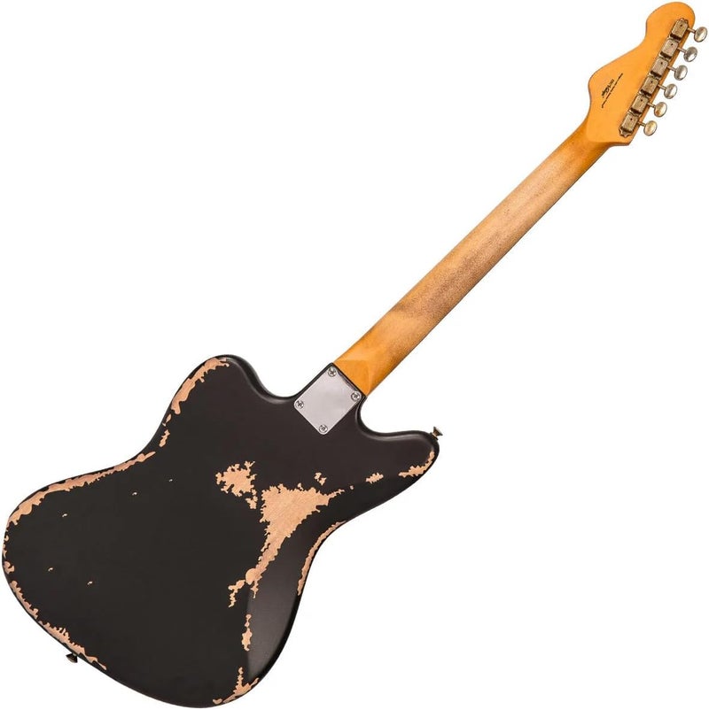 vintage غيتار كهربائي أيقوني فينتاج V65V - أسود - Image 2