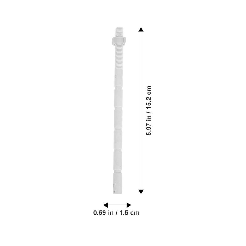 Toilet Tank Button Extension Rod Kit 12PCS Standard Flush Rod Replacement Repair - Image 3
