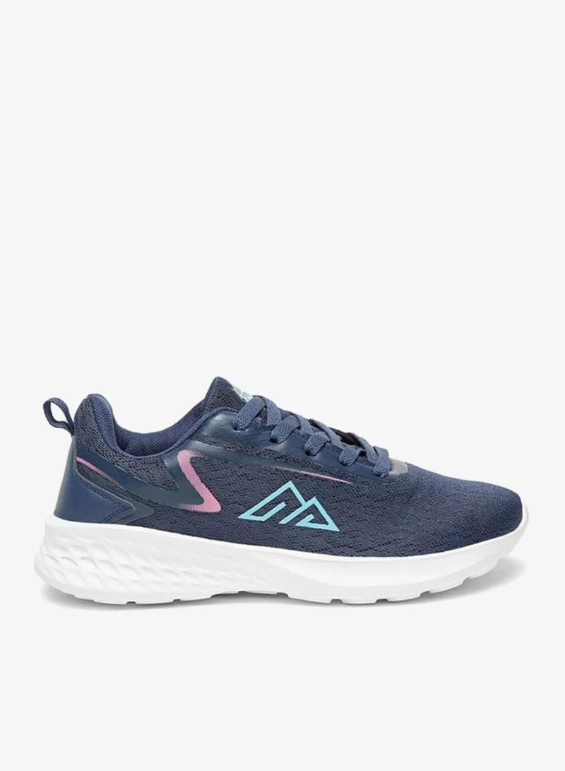 Textured Lace-Up Sports Shoes