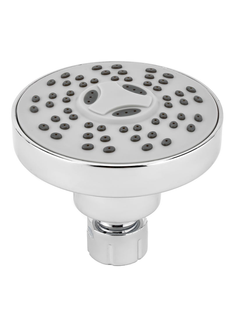 GEEPAS Shower Head ABS Material, Round Bathroom, 1 Function and Chrome Plated | Overhead Installation, High Pressure, Increased Cleaning Performance | GSW61189 - Image 2