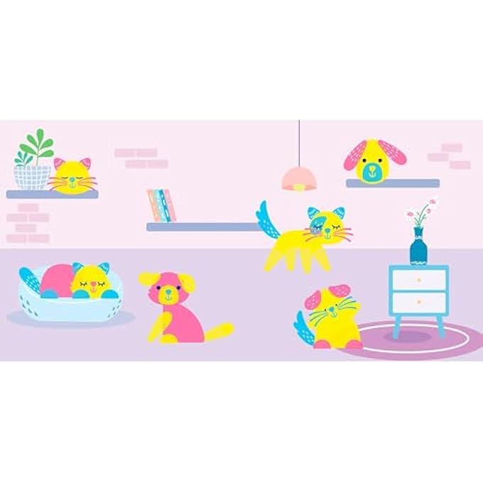 Avenir STAMP AND MATCH - CREATE PETS | CRAFT IMAGINATIVE LITTLE PETS WITH 15 WOODEN STAMPS, SPARK IMAGINATION & COGNITIVE DEVELOPMENT | EXCITING CRAFT KIT FOR KIDS 3+ - Image 2