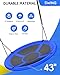 Everyfun 43 Saucer Tree Swing for Kids Adult 700lbs Weight Capacity Waterproof Flying Saucer Swing with Adjustable Hanging Straps Swing Seats for Backyard Outdoor Indoor Playground Blue - Image 4