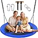 Everyfun 43 Saucer Tree Swing for Kids Adult 700lbs Weight Capacity Waterproof Flying Saucer Swing with Adjustable Hanging Straps Swing Seats for Backyard Outdoor Indoor Playground Blue - Image 3