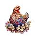 Jigfoxy Wooden Puzzle for Adults Hen and Chicks Wooden Jigsaw Puzzles for Adults Unique Animal Shape Wood Cut Puzzles for Family Friend Puzzle LoversM106 114in180pcs - Image 2