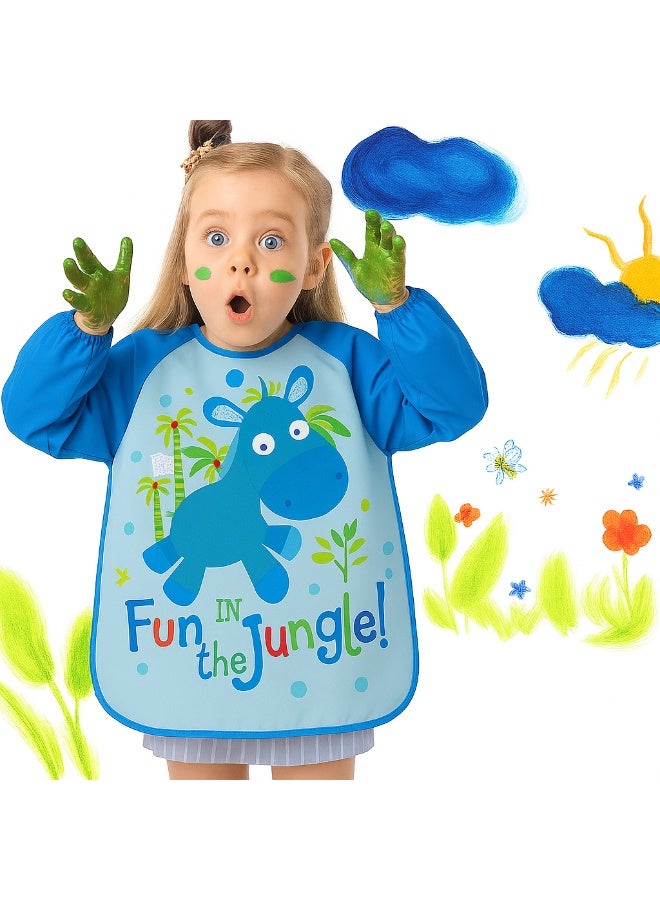 Fun in the Jungle Long-Sleeve Bib - Image 2