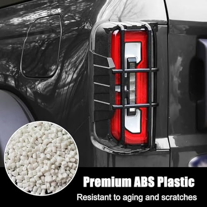 ريحني غطاء ضوء الذيل متوافق مع ملحقات فورد برونكو 20212025 واقي مصابيح خلفية من نوع A - Image 4