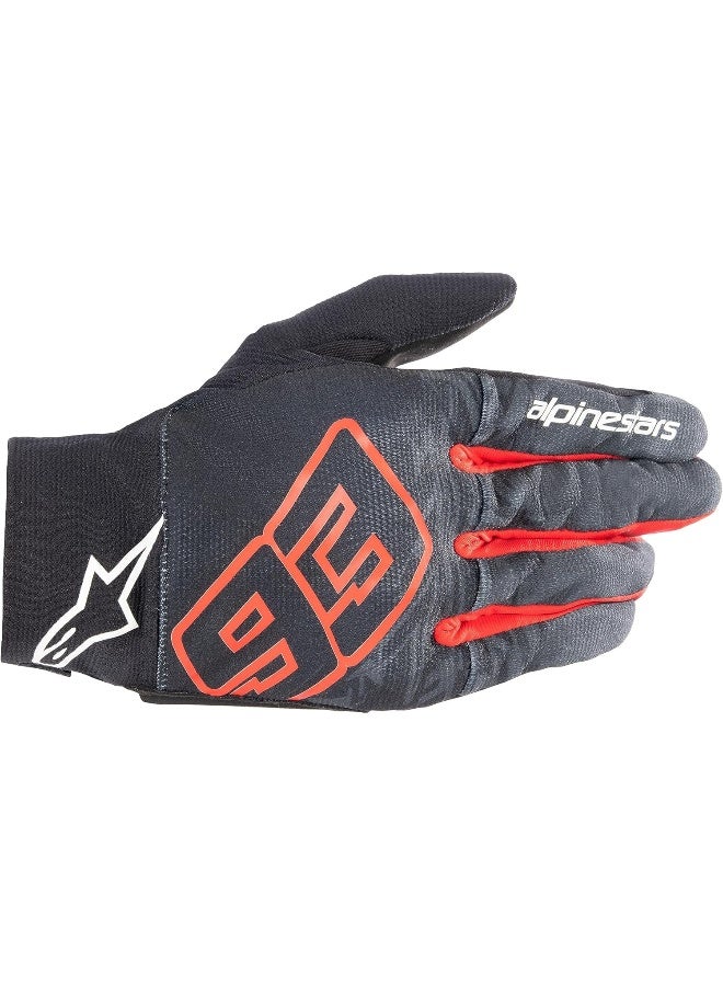 Alpinestars قفازات دراجة نارية ألبينستارز أراجون (أسود/رمادي/أحمر، L) - Image 1