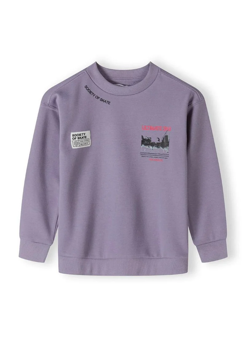 MINOTI Kids Boys  Oversized Graphic Crew Neck Sweatshirt