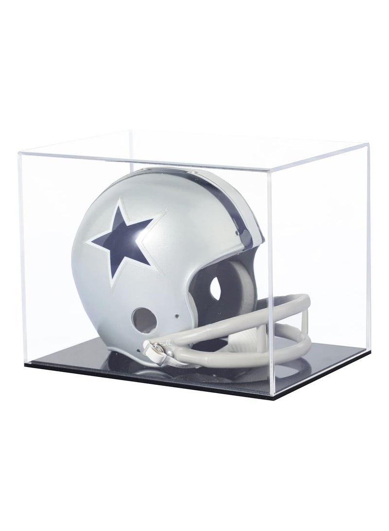 TPGP Mini Helmet Display Case – Clear Acrylic Dustproof Storage Box for Football Mini Helmet Collectibles - Image 1