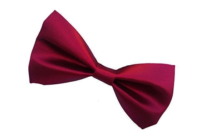 VASH GIRLYZ ATTIRE The Perfect Classic Satin Pre-Tied Bow Tie Formal Solid Tuxedo Bowtie Adjustable Length Many Colors and Styles Bow for Adults and Children