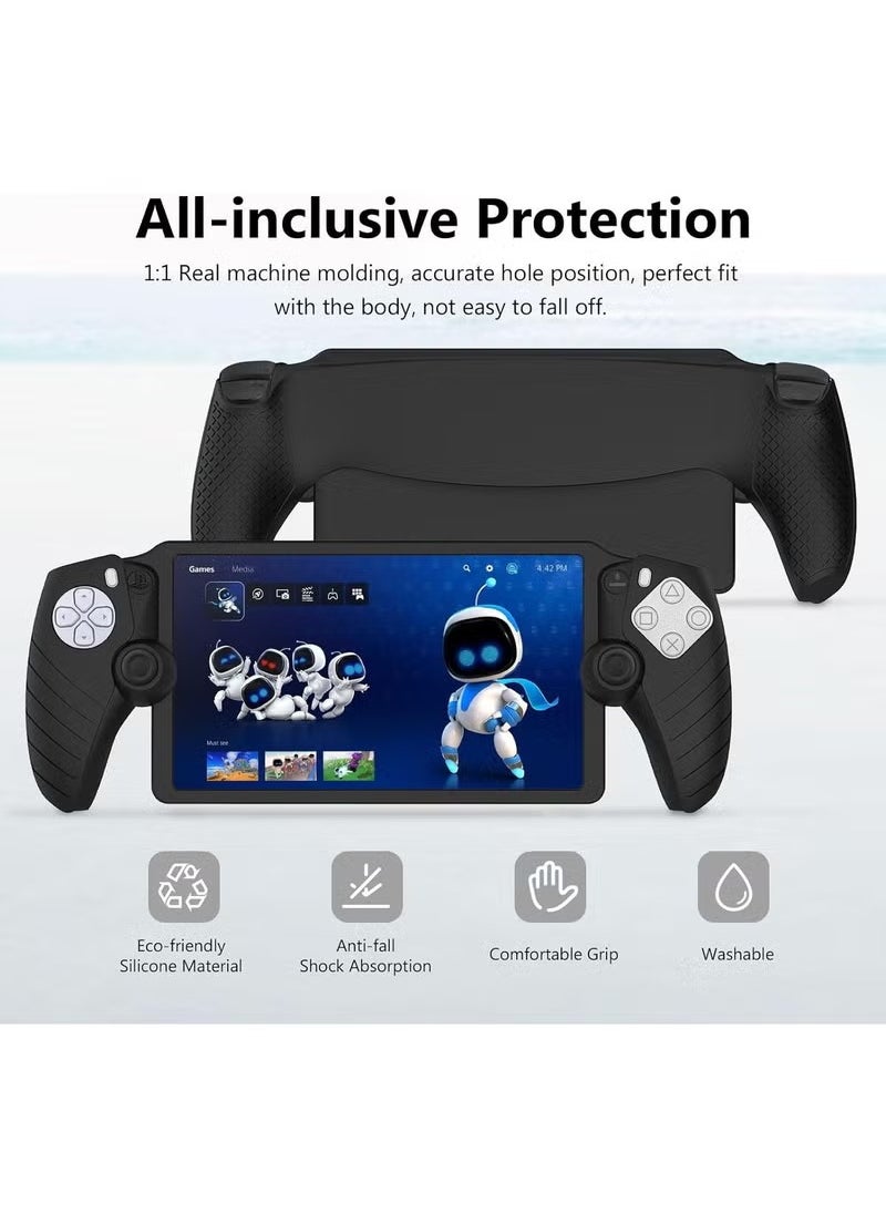 Generic Protective Case for Sony Playstation Portal Remote Player, Soft Silicone Protective Skin Cover for Handheld Gaming Controller, All-Around Protection Cover, Non-Slip and Anti-Scratch Design  - Image 3