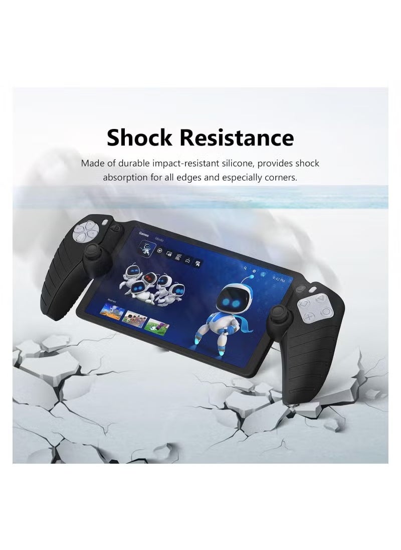 Generic Protective Case for Sony Playstation Portal Remote Player, Soft Silicone Protective Skin Cover for Handheld Gaming Controller, All-Around Protection Cover, Non-Slip and Anti-Scratch Design  - Image 5