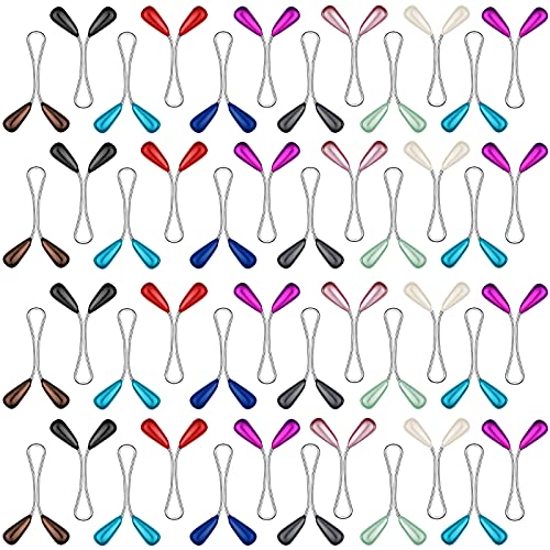 Mtlee 48 Pieces Hijab Pins for Women Muslim Faux Pearl Clips U Shaped DIY Boutonniere Alloy Decorative Brooch Safety Scarf Hijab Pins for Wedding Dress Accessories - Image 1