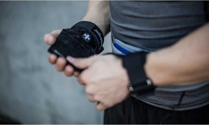 Harbinger Lifting Grips, Black - Image 4