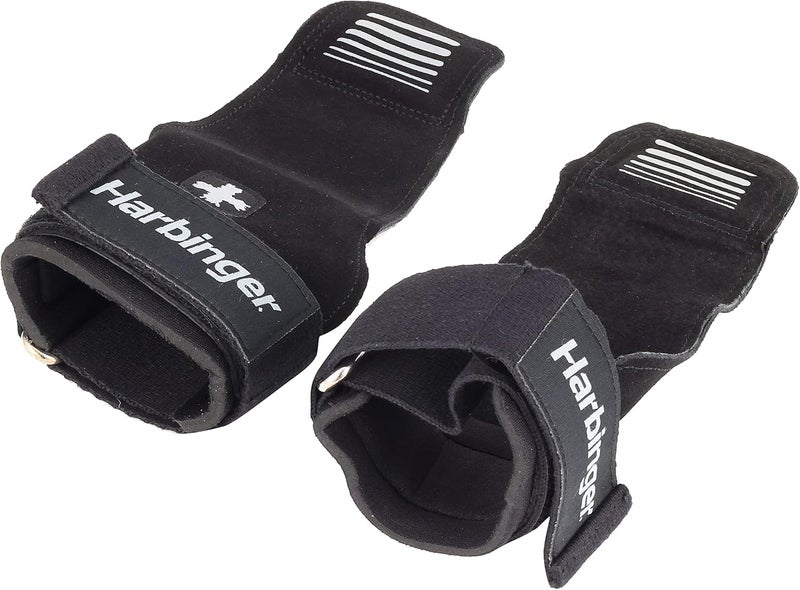 Harbinger Lifting Grips, Black - Image 5