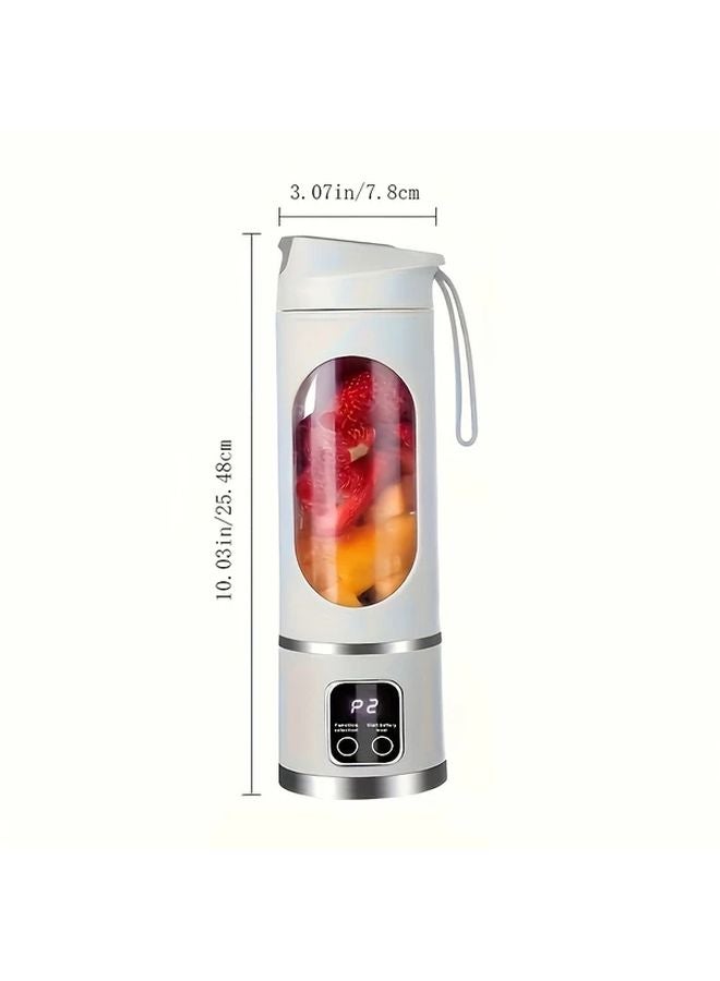 Green Portable USB Cordless Blender for Smoothies Milkshakes and Fresh Fruit Drinks - Image 3