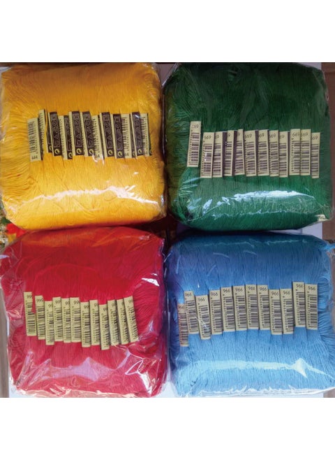 DIY Embroidery Floss Cross Stitch Thread Bundle 447 Colors An 8 M 6 strands of cross stitch thread
