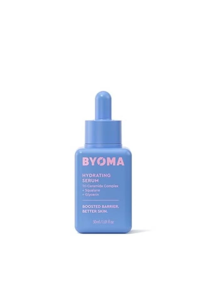 BYOMA Hydrating Serum - Moisturizing Facial Serum with Squalane, Glycerin & Ceramides - Hydrating for Glowing, Dewy Skin - 1.01 fl. oz - Image 1