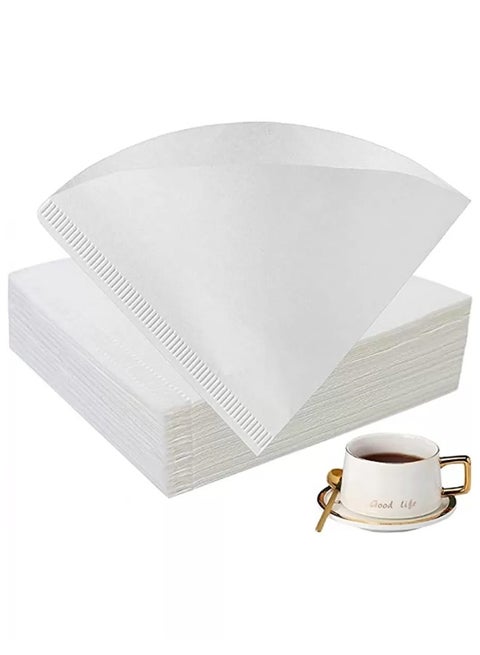 100-Piece American Coffee Drip Filter Paper White