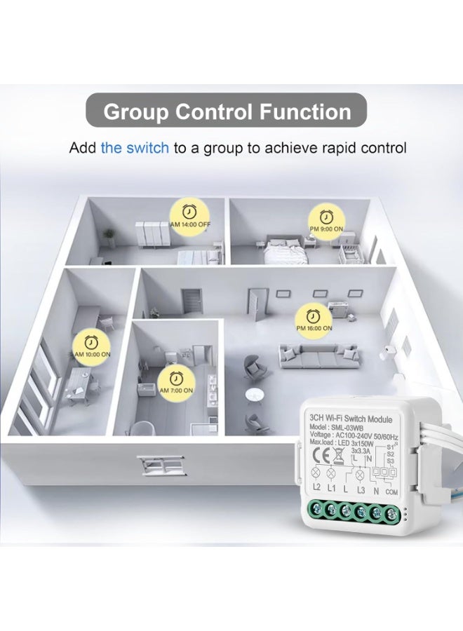 تويا مفتاح تويا واى فاى الذكي ٣ قنوات - Image 5