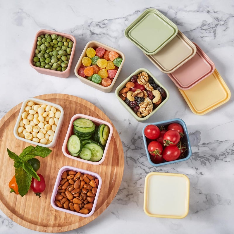 ISSEVE 8-Pack 6oz Silicone Snack Containers for Kids - Image 5