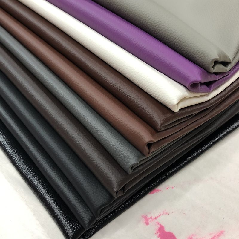 Pvc Small Litchi Grain Leather Fabric Car Interior Sofa Card Seat Leather Wear-Resistant Multi-Color Optional - Image 3