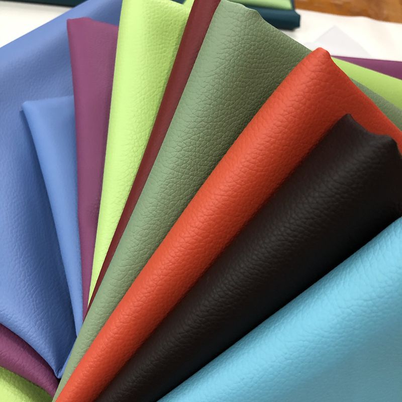 Pvc Small Litchi Grain Leather Fabric Car Interior Sofa Card Seat Leather Wear-Resistant Multi-Color Optional - Image 4