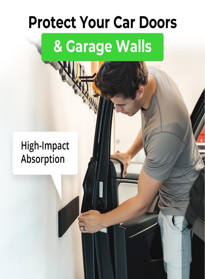 XCEL Foam Rubber Protector Panels - 4 Pack of Versatile Marine Foam Pads - Ideal for Wall Protection, Garage Parking Aids, Car Door & Bumper Padding, Anti Vibration, Insulation DIY Projects - Black - Image 2