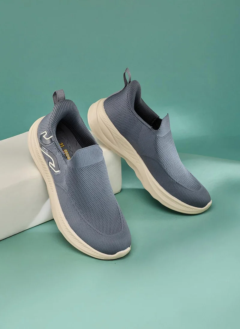 Campus Men Airo Campus Nitrofly Slip-On Walking Shoes-Grey