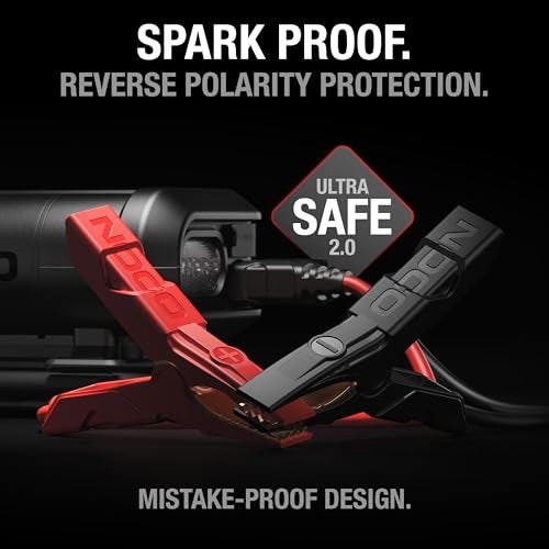 NOCO Boost Air AX65: 2000A Jump Starter with Air Compressor Tire Inflator – Starts 8.0L Gas & 6.0L Diesel – 67 SLPM Airflow Inflates 0–40 PSI in 2 Minutes - Image 3