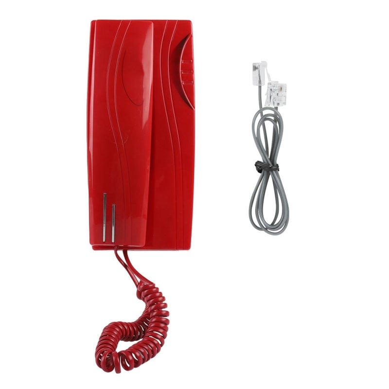 Wired Telephone with Pause and Mute Function Dual-Use Landline Telephone - One-Key Redial Wall Mounted Telephone for Home Office - Image 1
