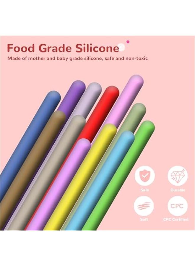 Sensory Activity Board - Double-Sided Silicone Fidget Toy for 3+ Kids & Adults | Calming, Mess-Free Stress Relief for Anxiety, ADHD & Autism | Portable with Travel Bag & 50 Strings  - Image 4