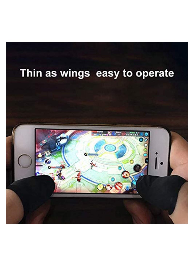 SYOSI SYOSI 10 Pcs Finger Sleeves for Gaming, Thumb Sleeves for Mobile Gaming Controller, Anti-Sweat Breathable Seamless Touchscreen Thumb Cover for PUBG, League of Legends, Call of Duty, Fortnite  - Image 2