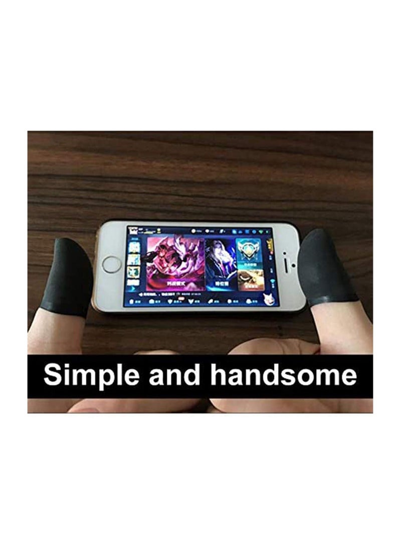 SYOSI SYOSI 10 Pcs Finger Sleeves for Gaming, Thumb Sleeves for Mobile Gaming Controller, Anti-Sweat Breathable Seamless Touchscreen Thumb Cover for PUBG, League of Legends, Call of Duty, Fortnite  - Image 4