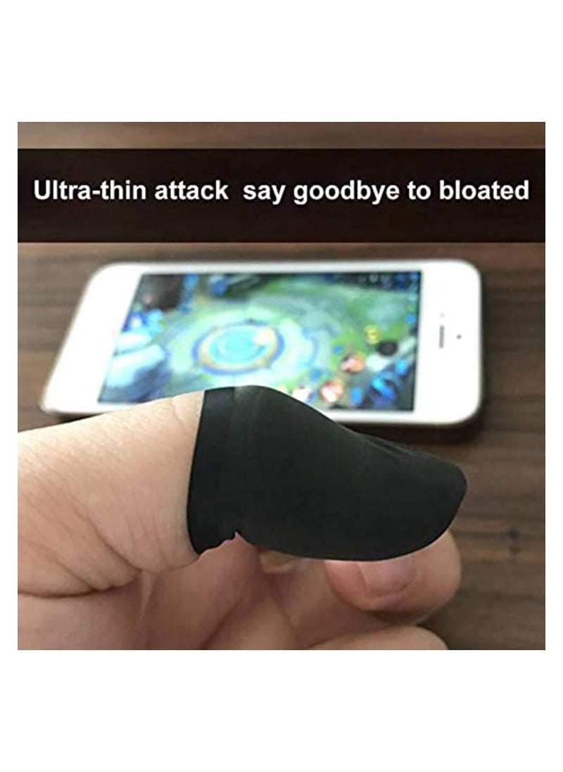 SYOSI SYOSI 10 Pcs Finger Sleeves for Gaming, Thumb Sleeves for Mobile Gaming Controller, Anti-Sweat Breathable Seamless Touchscreen Thumb Cover for PUBG, League of Legends, Call of Duty, Fortnite  - Image 5
