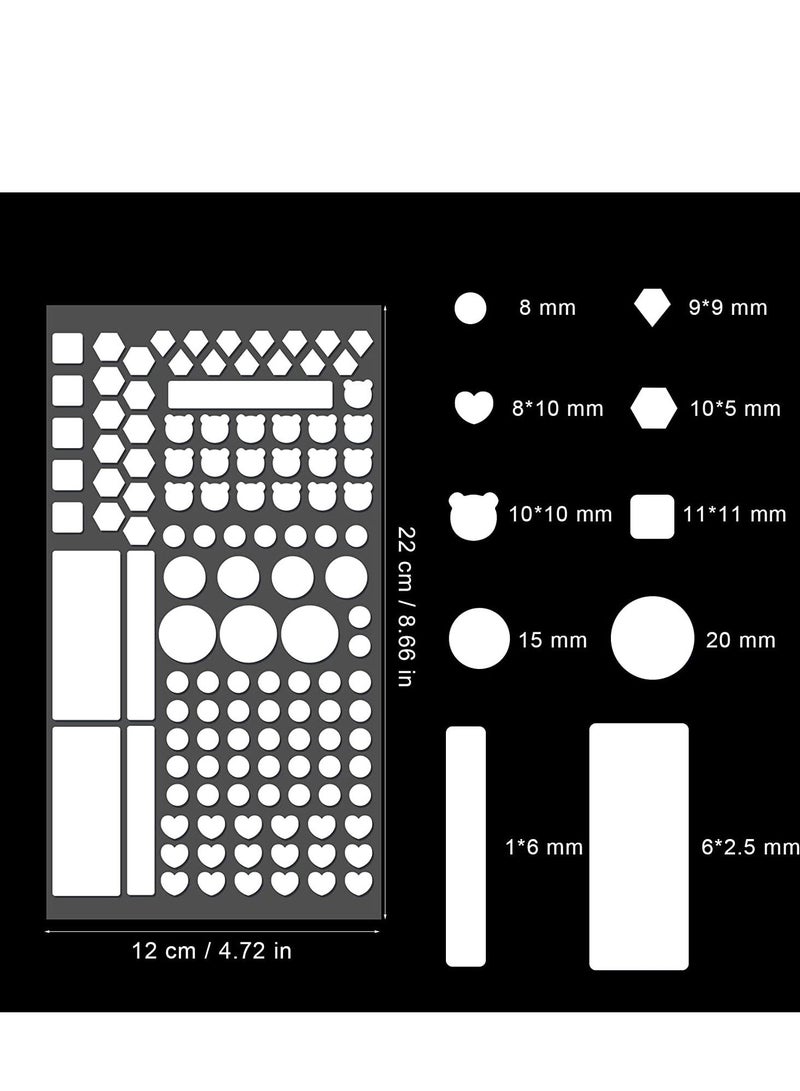 SYOSI Light Blocking Stickers, Light Dimming LED Filters, LED Covers Blackout Dimming Light 50% ~ 80% for Routers Baby Monitors Routers Clocks Electrical Appliances (2Sheets = 1 Cut Out + 1 Uncut)  - Image 2