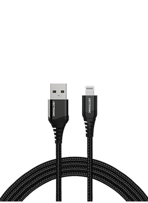 Lectronic Nylon Braided Charging and Sync Cable, Type A to Lightning