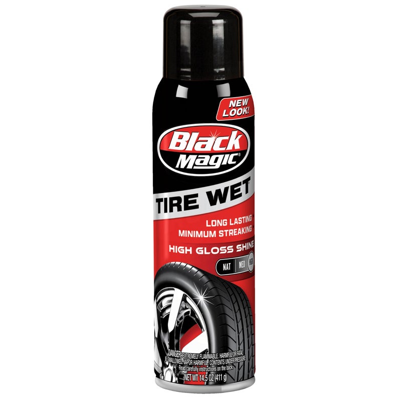 Black Magic BC23220 Tire Wet Spray, 14.5 Oz. - Weather and Rinse-Resistant Formula That Leaves Tires Looking Wet, Black and Glossy With Just One Spray - Image 2